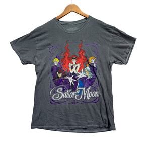 Sailor Moon Vintage T-Shirt Rare Design Anime Character Big Print Size M From JP